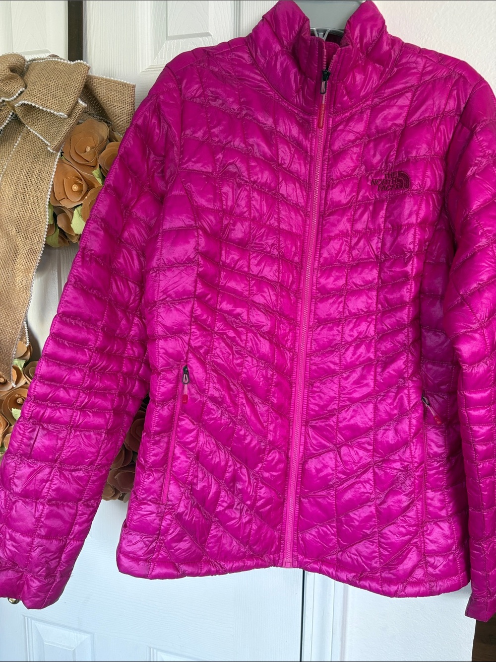 The North Face Thermoball Pink Jacket Puffer